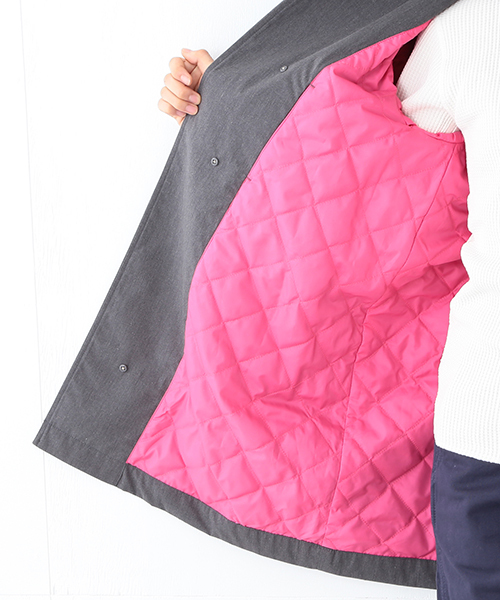 THE NORTH FACE PURPLE LABEL(ザ ノースフェイス パープルレーベル)の「●THE NORTH FACE PURPLE LABEL×BEAMS BOY / 別注 ステンカラーコート(ステンカラーコート・レディース・グレー/ネイビー・ONE SIZE)」の12枚目の写真