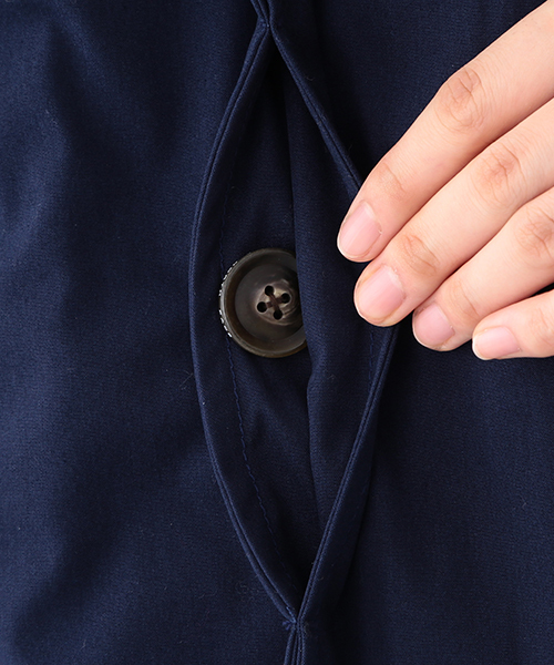 THE NORTH FACE PURPLE LABEL(ザ ノースフェイス パープルレーベル)の「●THE NORTH FACE PURPLE LABEL×BEAMS BOY / 別注 ステンカラーコート(ステンカラーコート・レディース・グレー/ネイビー・ONE SIZE)」の7枚目の写真