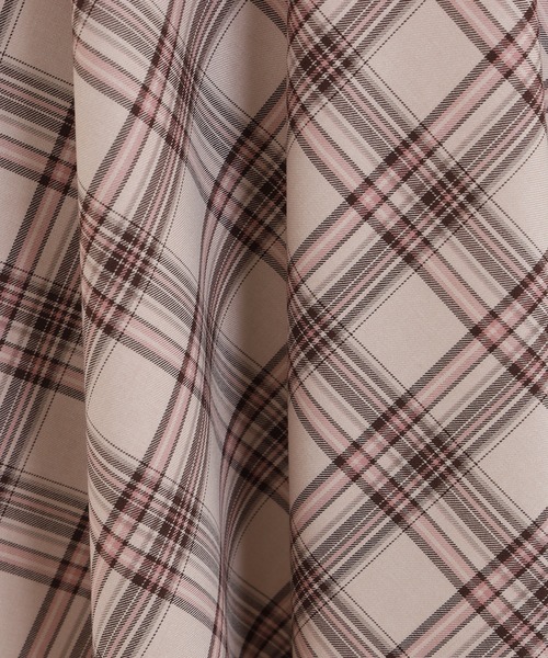 ASTORIA ODIER（アストリアオディール）の「ウエストヨークチェックサーキュラースカート（スカート・レディース・ブラウン/ベージュ・SMALL/MEDIUM）」の7枚目の写真