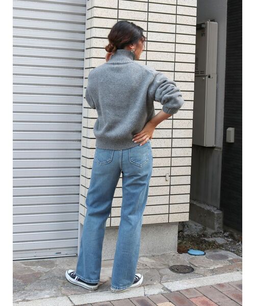 Ungrid（アングリッド）の「ハイネックボリュームカラーニット（ニット/セーター・レディース・チャコールグレー/ピンク/イエロー/アイボリー・FREE）」の15枚目の写真