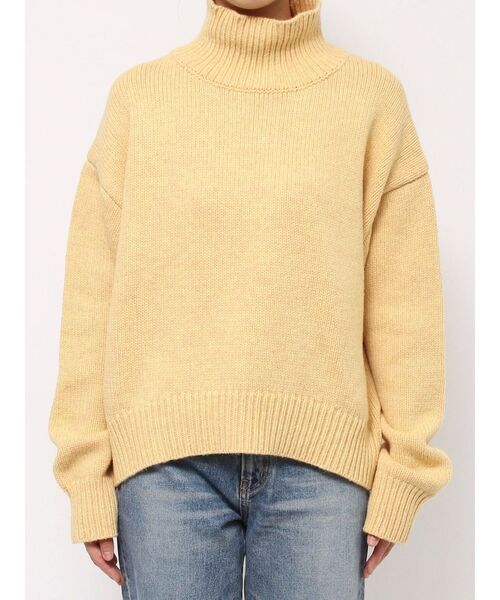 Ungrid（アングリッド）の「ハイネックボリュームカラーニット（ニット/セーター・レディース・チャコールグレー/ピンク/イエロー/アイボリー・FREE）」の16枚目の写真