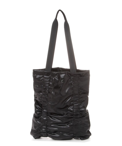 LAKOLE（ラコレ）の「メタリックギャザートートバッグ / 147016（トートバッグ・レディース・ネイビー/シルバー/ブラック・FREE）」の5枚目の写真