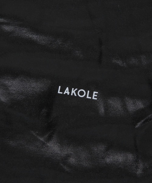 LAKOLE（ラコレ）の「メタリックギャザートートバッグ / 147016（トートバッグ・レディース・ネイビー/シルバー/ブラック・FREE）」の8枚目の写真