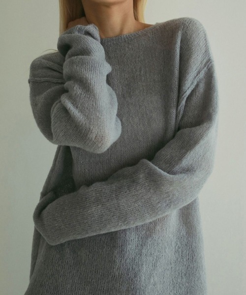 anuke（アンヌーク）の「anuke Sheer Knit シアーニット/62420528