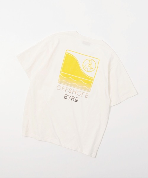 OFFSHORE(オフショア)の「【Collaboration】OS×BYRD LOGOTEE/オフショア×バード ロゴティ(Tシャツ/カットソー・メンズ・ブラック/ホワイト・S/M/L/XL)」の9枚目の写真