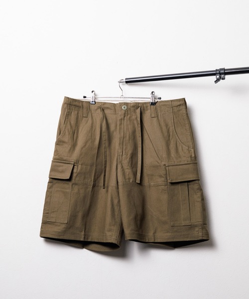 HOUSTON(ヒューストン)の「/HOUSTON /ヒューストン/BIG CARGO SHORTS /ビッグカーゴショーツ(カーゴパンツ・メンズ・ブラック/オリーブ・MEDIUM/LARGE/X-LARGE/SMALL)」の2枚目の写真
