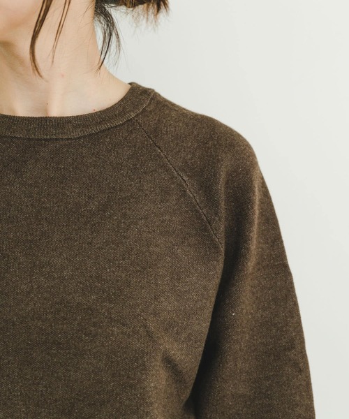 ITEMS URBANRESEARCH（アイテムズ アーバンリサーチ）の「スウェットライクニット×ティアードスカート（ワンピース・レディース・グレー/ブラウン・FREE）」の18枚目の写真