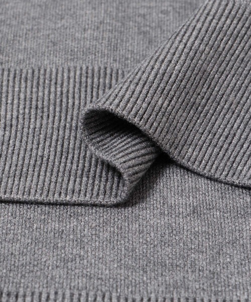 ITEMS URBANRESEARCH（アイテムズ アーバンリサーチ）の「スウェットライクニット×ティアードスカート（ワンピース・レディース・グレー/ブラウン・FREE）」の4枚目の写真