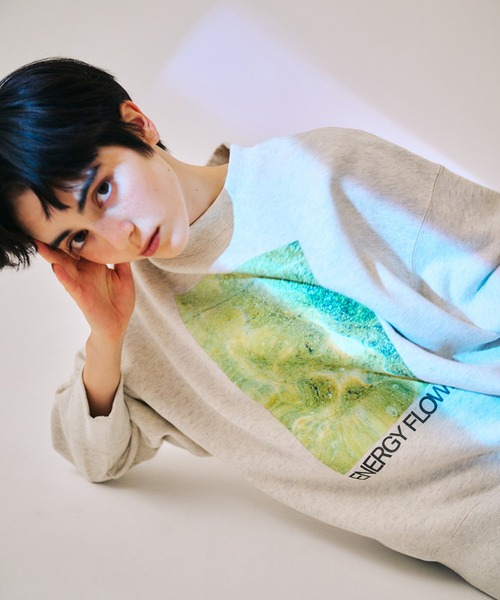 ADAM ET ROPE'(アダムエロペ)の「【WEB限定・洗える】RECORDS スウェット(スウェット・レディース・ホワイト系その他7/ホワイト系その他6/グレー系その他/ライトグレー・FREE)」の2枚目の写真