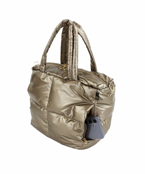 ROOTOTE（ルートート）の「ルートート / inspiration by FEATHER ROO FE.デリ.ROOTOTECARO-B（トートバッグ・レディース・ブラック/シルバー/パープル系その他/ブロンズ・FREE）」の18枚目の写真