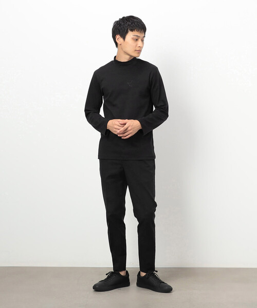 COMME CA ISM(コムサイズム)の「【セットアップ対応】Easy Active Wear ストレッチ テーパードスラックス (綿/ナイロン)(スラックス・メンズ・チャコール/ブラック・SMALL/MEDIUM/LARGE)」の3枚目の写真