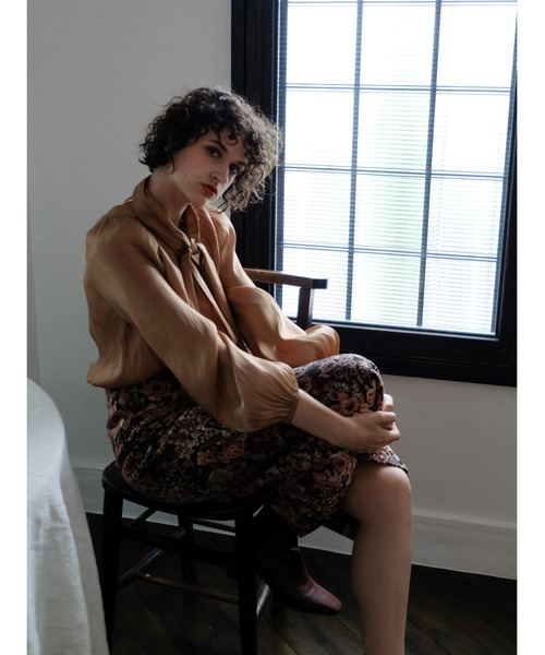 Katrin TOKYO(カトリーントーキョー)の「flower jacquard skirt(スカート・レディース・ベージュ/ボルドー・S/L)」の11枚目の写真