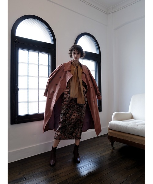 Katrin TOKYO(カトリーントーキョー)の「flower jacquard skirt(スカート・レディース・ベージュ/ボルドー・S/L)」の14枚目の写真