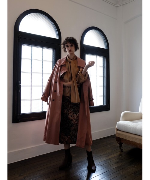 Katrin TOKYO(カトリーントーキョー)の「flower jacquard skirt(スカート・レディース・ベージュ/ボルドー・S/L)」の15枚目の写真