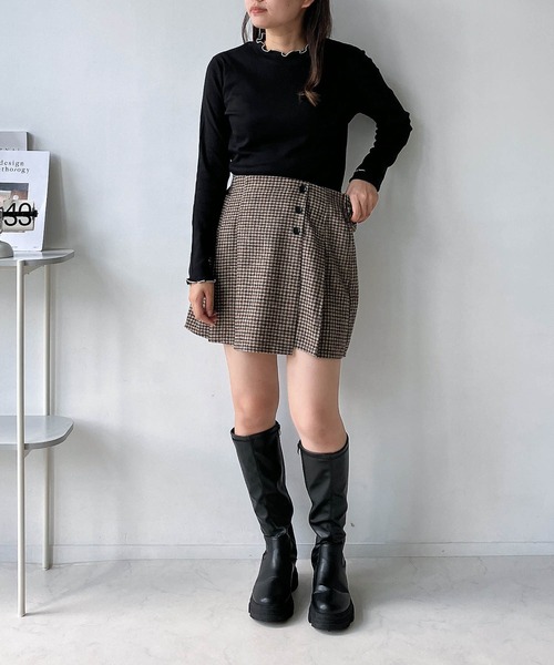 黒 ミニスカートセット ボタン付き 黒 ミニスカートセット ボタン付き 1.jpg