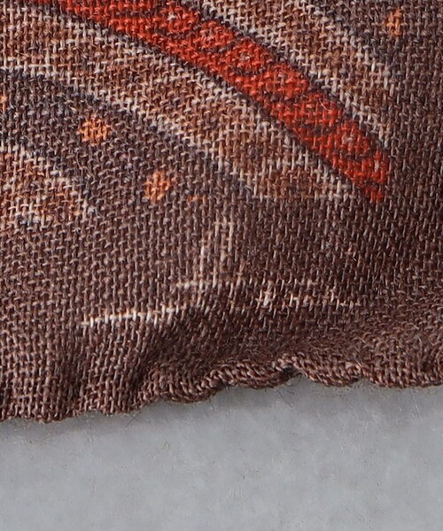 UNITED ARROWS(ユナイテッドアローズ)の「<molteni> ペイズリーポケットチーフ(ポケットチーフ・メンズ・ブラウン・FREE)」の4枚目の写真