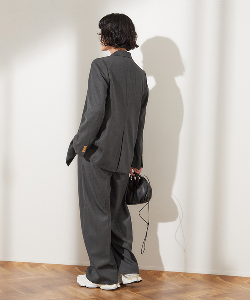 ウールトリコチン ブレザージャケット（テーラードジャケット