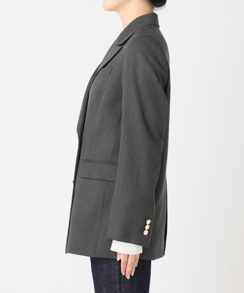 ウールトリコチン ブレザージャケット（テーラードジャケット