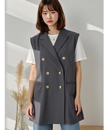Edit Sheen（エディットシーン）の「ダブルボタンテーラードベスト（テーラードジャケット）」