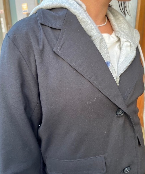 nemne store(ネンネストア)の「【keel】シティーライクテーラードジャケット(テーラードジャケット・レディース・ブラック/グレー・SMALL/MEDIUM)」の9枚目の写真