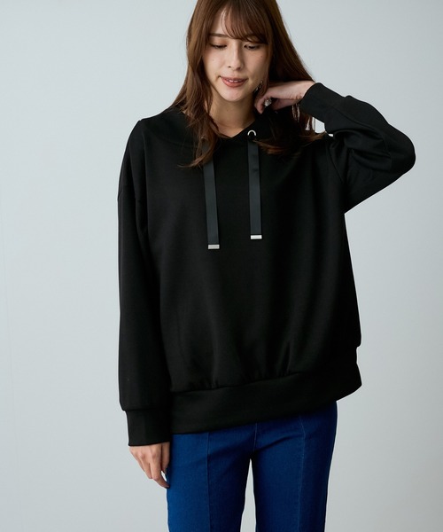Jayro(ジャイロ)の「ダンボールニット抜き衿プルオーバー(Tシャツ/カットソー・レディース・ブラック/ブルー/ブラウン系その他2/オフホワイト・M)」の20枚目の写真