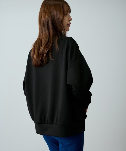 Jayro(ジャイロ)の「ダンボールニット抜き衿プルオーバー(Tシャツ/カットソー・レディース・ブラック/ブルー/ブラウン系その他2/オフホワイト・M)」の22枚目の写真