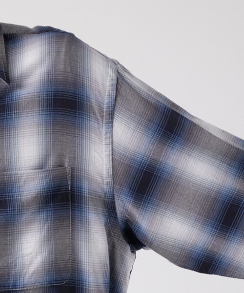 Bowwow/バウワウ】RAYON CHECK SHIRTS REPAIRED（シャツ/ブラウス