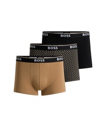 BOSS（ボス）の「3パック ロゴウエストバンド ストレッチコットン ボクサーパンツ（ボクサーパンツ・メンズ）」