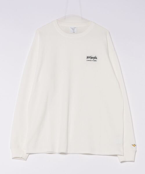 （What it isNt）ART BY MARKGONZALES（ワットイットイズント）の「【(What it isNt) ART BY MARK GONZALES/ワットイットイズント マークゴンザレス】バック&アームプリント リアルレイヤード ロングスリーブTシャツ 半袖T＆ロンT 2点セット（Tシャツ/カットソー・メンズ・ブラック系その他/グレー系その他/グリーン系その他/ブラック系その他2/グレー系その他2/パープル系その他2・MEDIUM/LARGE/X-LARGE）」の19枚目の写真