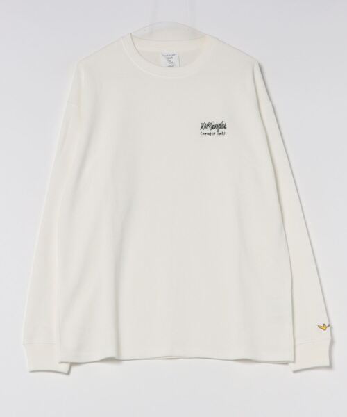 （What it isNt）ART BY MARKGONZALES（ワットイットイズント）の「【(What it isNt) ART BY MARK GONZALES/ワットイットイズント マークゴンザレス】バック&アームプリント リアルレイヤード ロングスリーブTシャツ 半袖T＆ロンT 2点セット（Tシャツ/カットソー・メンズ・ブラック系その他/グレー系その他/グリーン系その他/ブラック系その他2/グレー系その他2/パープル系その他2・MEDIUM/LARGE/X-LARGE）」の22枚目の写真