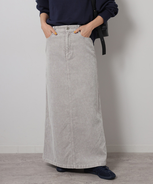 JOURNAL STANDARD relume(ジャーナルスタンダード レリューム)の「ピグメントコーデュロイスカート(スカート・レディース・ベージュ/ライトグレー・36/38)」の8枚目の写真