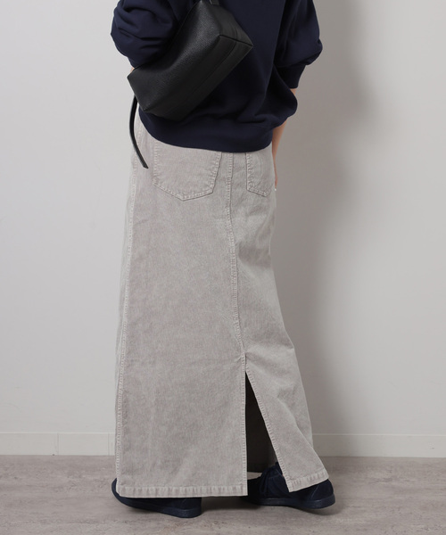 JOURNAL STANDARD relume(ジャーナルスタンダード レリューム)の「ピグメントコーデュロイスカート(スカート・レディース・ベージュ/ライトグレー・36/38)」の10枚目の写真