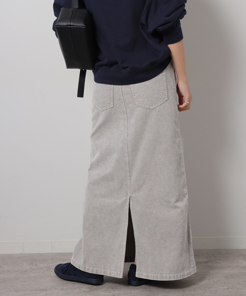 JOURNAL STANDARD relume(ジャーナルスタンダード レリューム)の「ピグメントコーデュロイスカート(スカート・レディース・ベージュ/ライトグレー・36/38)」の11枚目の写真