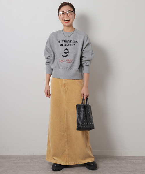 JOURNAL STANDARD relume(ジャーナルスタンダード レリューム)の「ピグメントコーデュロイスカート(スカート・レディース・ベージュ/ライトグレー・36/38)」の12枚目の写真