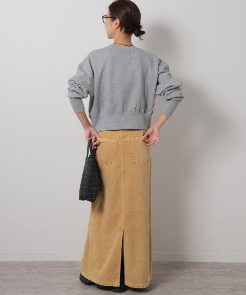 JOURNAL STANDARD relume(ジャーナルスタンダード レリューム)の「ピグメントコーデュロイスカート(スカート・レディース・ベージュ/ライトグレー・36/38)」の14枚目の写真