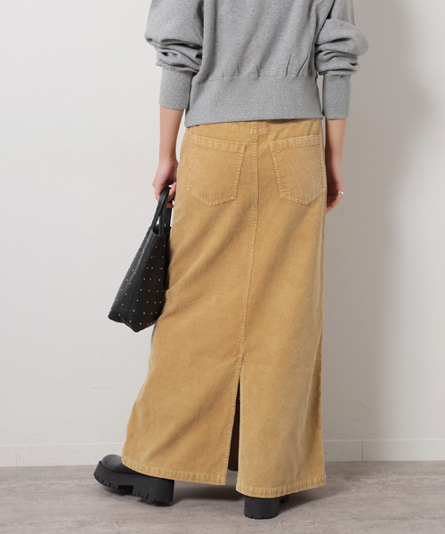 JOURNAL STANDARD relume(ジャーナルスタンダード レリューム)の「ピグメントコーデュロイスカート(スカート・レディース・ベージュ/ライトグレー・36/38)」の17枚目の写真