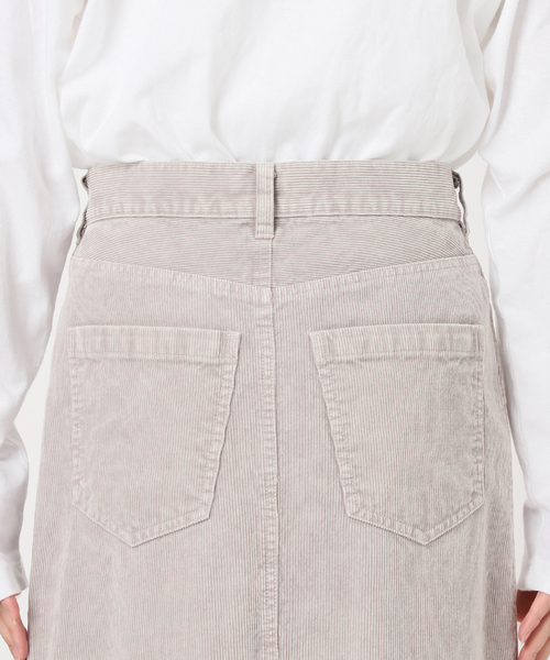 JOURNAL STANDARD relume(ジャーナルスタンダード レリューム)の「ピグメントコーデュロイスカート(スカート・レディース・ベージュ/ライトグレー・36/38)」の22枚目の写真