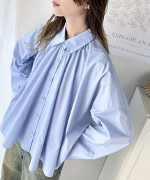 classicalelf | トレンドライクな美シルエット♪アコーディオンフレアシャツ(長袖)(シャツ/ブラウス)