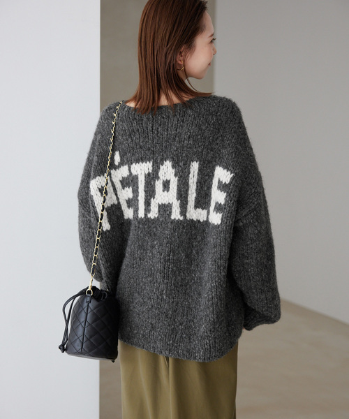 ＋81BRANCA（ハチイチブランカ）の「+81BRANCA/ハチイチブランカ SLOBE別注 ペルーニット（ニット/セーター・レディース・グレー/ホワイト・FREE）」の10枚目の写真