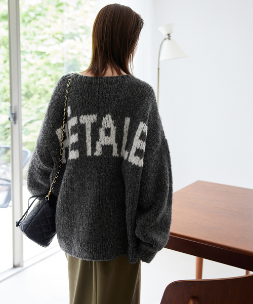 ＋81BRANCA（ハチイチブランカ）の「+81BRANCA/ハチイチブランカ SLOBE別注 ペルーニット（ニット/セーター・レディース・グレー/ホワイト・FREE）」の11枚目の写真