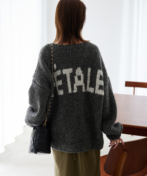 ＋81BRANCA（ハチイチブランカ）の「+81BRANCA/ハチイチブランカ SLOBE別注 ペルーニット（ニット/セーター・レディース・グレー/ホワイト・FREE）」の12枚目の写真