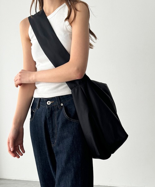 CANAL JEAN(キャナルジーン)の「choice_cnl 2wayナイロンショルダーバッグ(ショルダーバッグ・レディース・ブラック・ONE SIZE)」の13枚目の写真