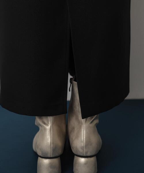 SENSE OF PLACE by URBAN RESEARCH（センスオブプレイスバイアーバンリサーチ）の「アシンメトリーオリカエシペンシルスカート（スカート・レディース・ライトベージュ/ブラック/モカ・SMALL/MEDIUM）」の14枚目の写真