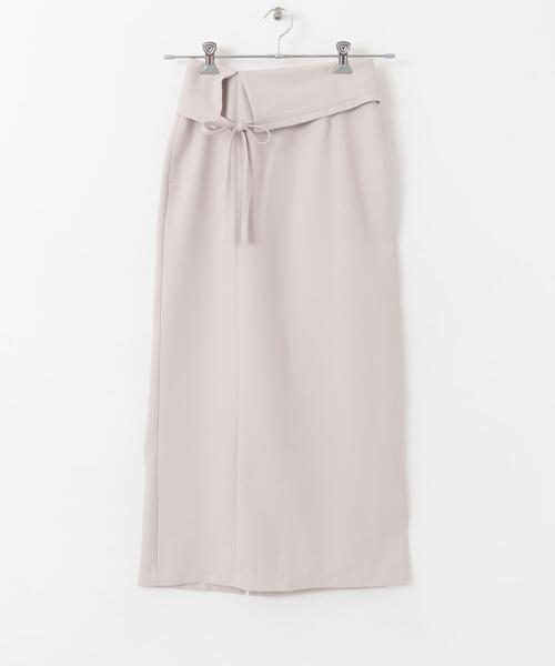 SENSE OF PLACE by URBAN RESEARCH（センスオブプレイスバイアーバンリサーチ）の「アシンメトリーオリカエシペンシルスカート（スカート・レディース・ライトベージュ/ブラック/モカ・SMALL/MEDIUM）」の21枚目の写真