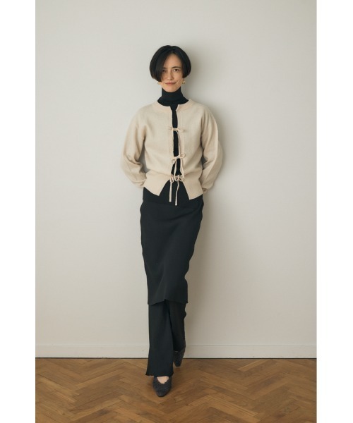 M_（エムアンダーバー）の「ニットミディスカート×ニットレギンス リサイクルポリエステル使用（スカート・レディース・ライトパープル/ブラック・1/2）」の8枚目の写真