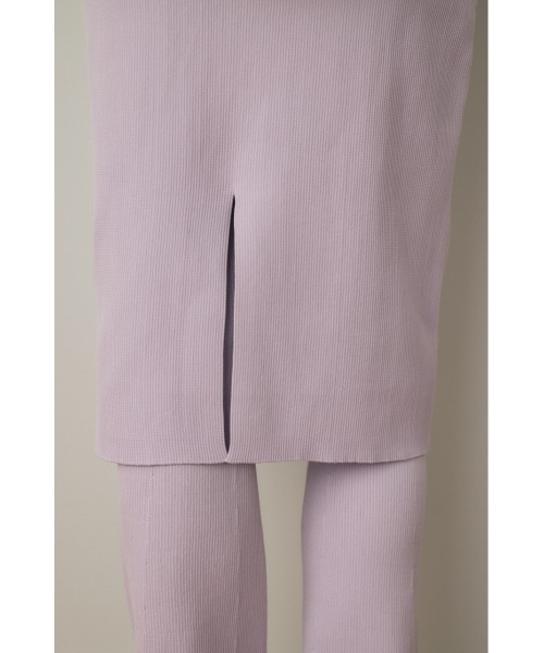 M_（エムアンダーバー）の「ニットミディスカート×ニットレギンス リサイクルポリエステル使用（スカート・レディース・ライトパープル/ブラック・1/2）」の18枚目の写真