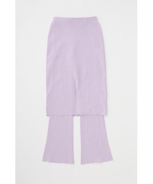 M_（エムアンダーバー）の「ニットミディスカート×ニットレギンス リサイクルポリエステル使用（スカート・レディース・ライトパープル/ブラック・1/2）」の19枚目の写真