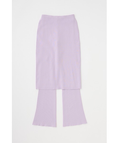 M_（エムアンダーバー）の「ニットミディスカート×ニットレギンス リサイクルポリエステル使用（スカート・レディース・ライトパープル/ブラック・1/2）」の20枚目の写真