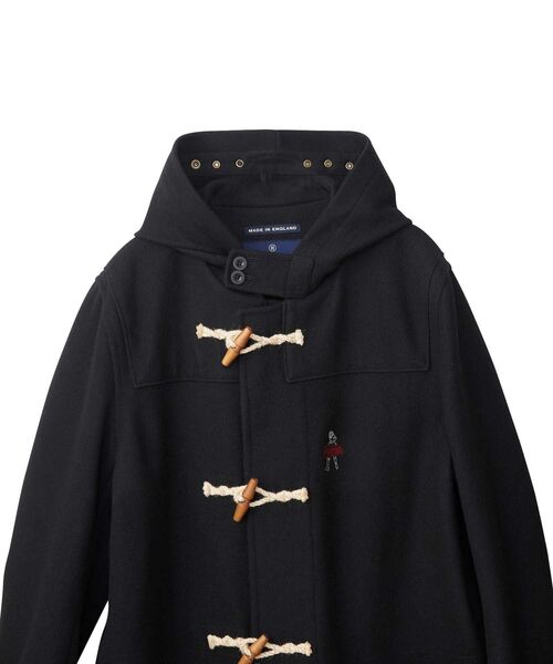 HYSTERIC GLAMOUR（ヒステリックグラマー）の「LONDON TRADITION/VIXEN LINE刺繍 モンティダッフルコート（ダウンジャケット/コート・メンズ・ベージュ/ブラック・SMALL/MEDIUM/LARGE/X-LARGE）」の7枚目の写真