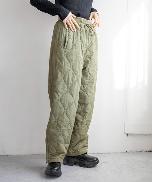 LOWRYS FARM（ローリーズファーム）の「キルティングパンツ 116928